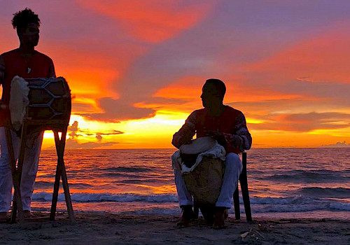 Cartagena City Tour - La Boquilla Arican Drums Workshops